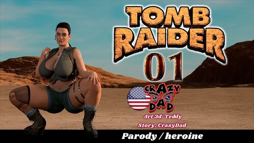 CrazyDad3D - PigKing - Tomb Raider 01 3D Porn Comic